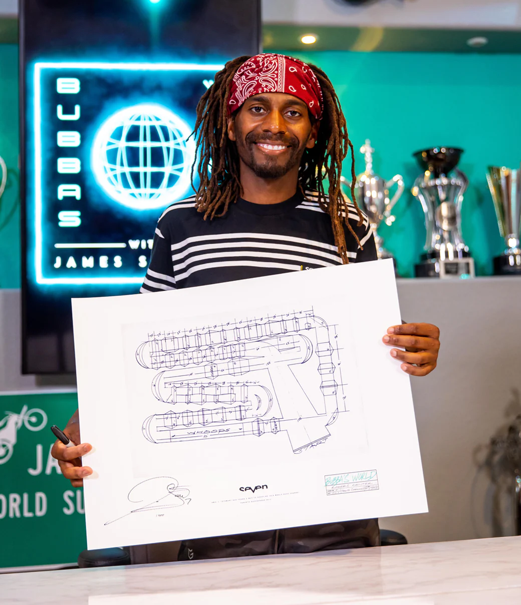 LE Autographed JS Fine Art Track Map Prints-US - Image 3